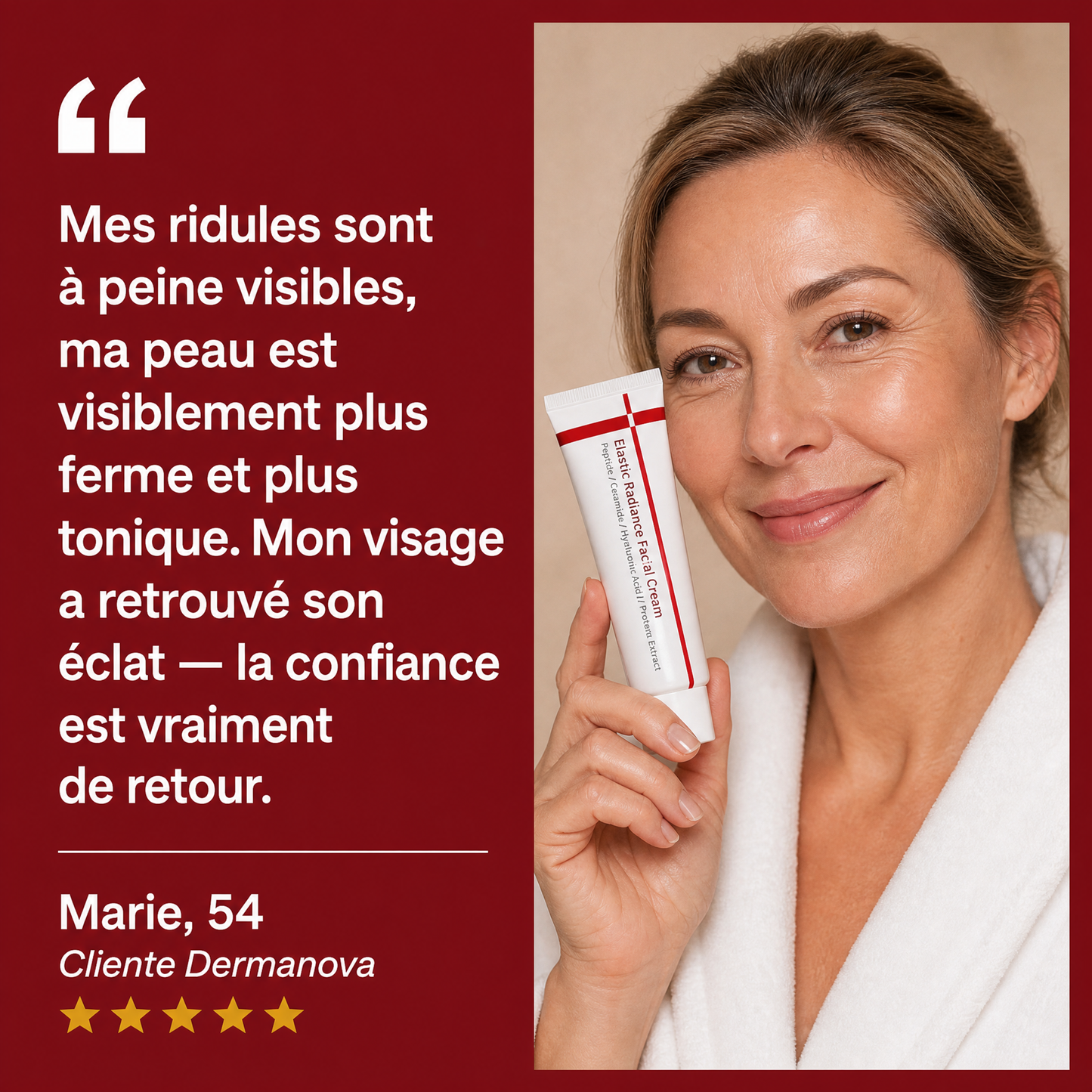 DermaNova™ Crème Anti-Âge Cliniquement Testée