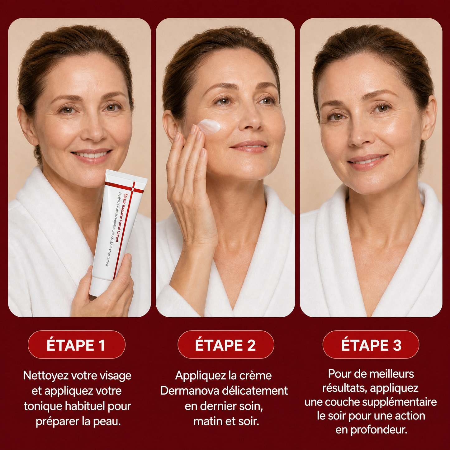 DermaNova™ Crème Anti-Âge Cliniquement Testée